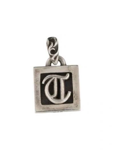 Pre-owned Chrome Hearts Letter 'c' Logo Pendant In Multicolor