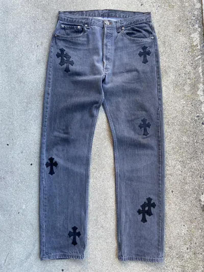 Pre-owned Chrome Hearts Levi's Patch Denim In Black