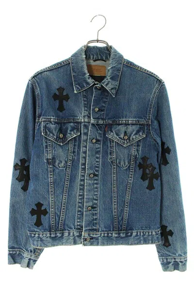 Pre-owned Chrome Hearts Levi's Trucker Jacket In Blue
