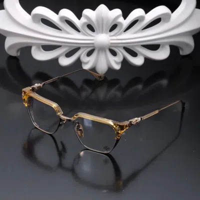 Pre-owned Chrome Hearts Lgma Glasses In Yellow