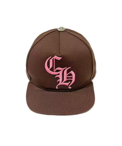 Chrome Hearts Logo Baseball Cap In Brown