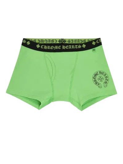 Chrome Hearts Logo Boxer Briefs In Green
