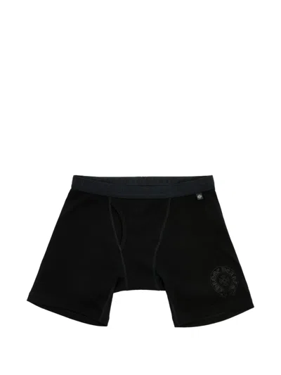 Chrome Hearts Logo Boxers In Black