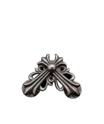 Chrome Hearts Logo Brooch In Metallic