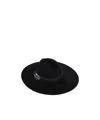 Chrome Hearts Logo Buckle Fisherman Hat In Black