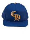 Chrome Hearts Logo-embroidered Cap In Blue