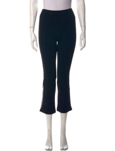 Pre-owned Chrome Hearts Logo Flared Pants In Black