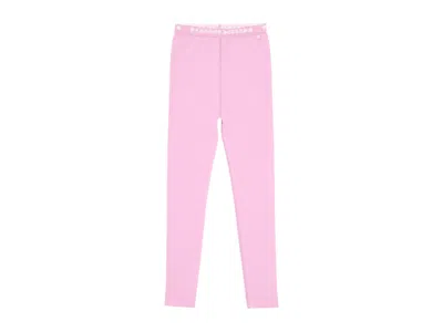 Pre-owned Chrome Hearts Logo Leggings In Baby Pink