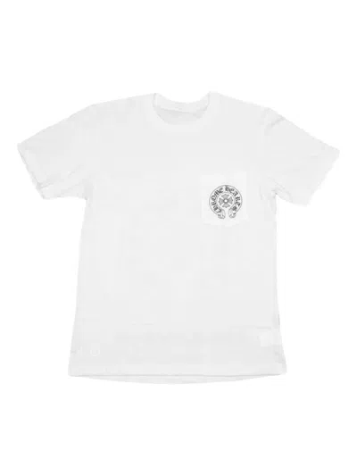Chrome Hearts Logo-print Pocket T-shirt In White