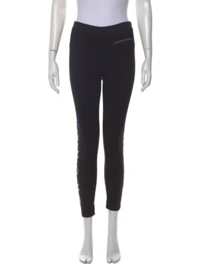 Pre-owned Chrome Hearts Logo Skinny Leg Pants In Black