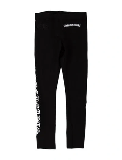 Pre-owned Chrome Hearts Logo Skinny Leg Pants In Black