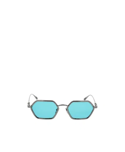 Chrome Hearts Logo Sunglasses In Blue