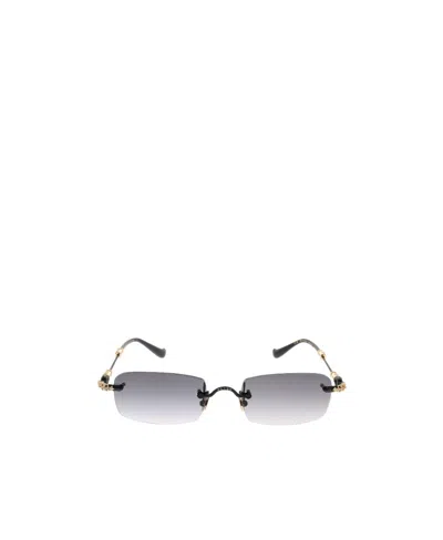 Chrome Hearts Logo Sunglasses In Yellow