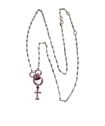 Chrome Hearts Logo Waist Chain In Gray
