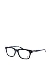 Chrome Hearts Logo-detail Rectangle-frame Glasses In Red