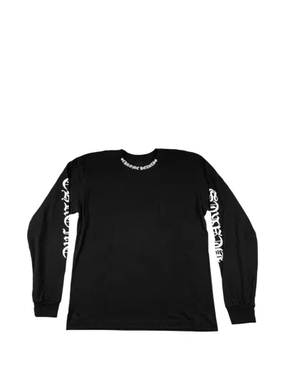 Chrome Hearts Logo-details Long-sleeve T-shirt In Black