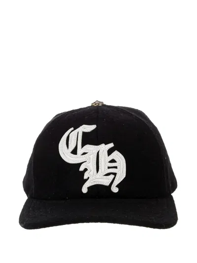 Chrome Hearts Logo-embroidered Baseball Cap In Black
