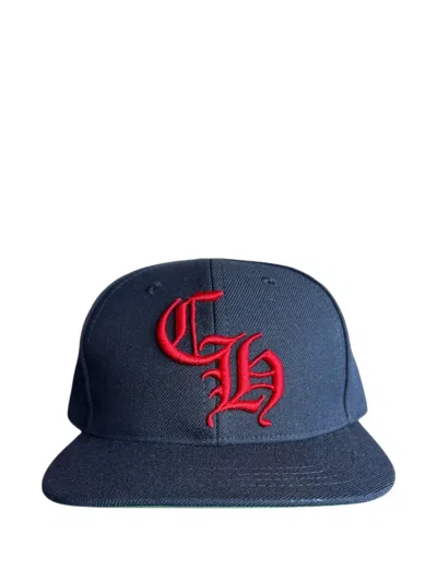 Chrome Hearts Logo-embroidered Baseball Cap In Blue