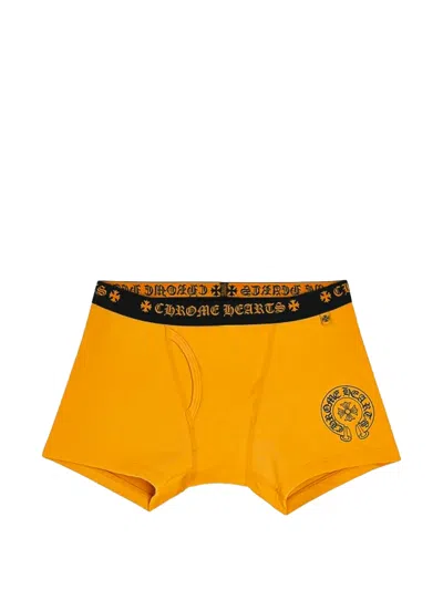 Chrome Hearts Logo-print Boxer In Orange