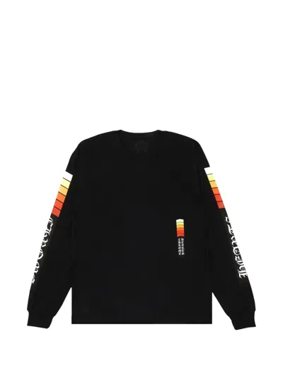 Chrome Hearts Logo-print Long-sleeve T-shirt In Black