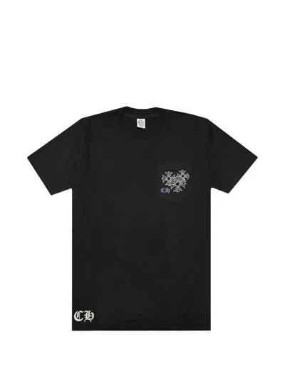 Chrome Hearts Logo-print Pocket T-shirt In Black