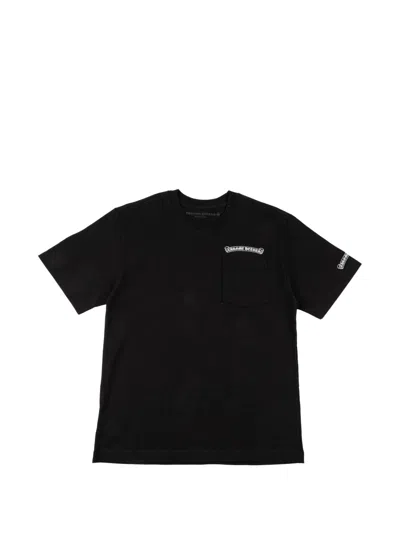 Chrome Hearts Logo-print Pocket T-shirt In Black
