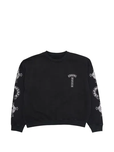 Chrome Hearts Logo-print Sweatshirt In Black