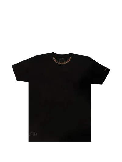 Chrome Hearts Logo-script T-shirt In Black