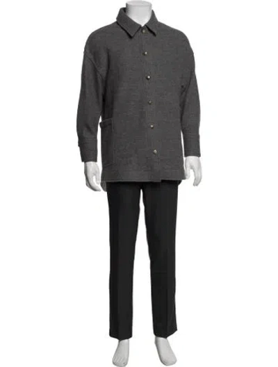 Pre-owned Chrome Hearts Lola Wool Shirt In Grey