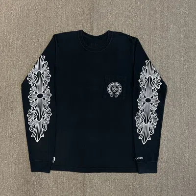 Pre-owned Chrome Hearts London Exclusive Horseshoe Shirt In Black