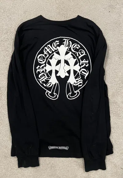 Pre-owned Chrome Hearts Long Sleeve In Black