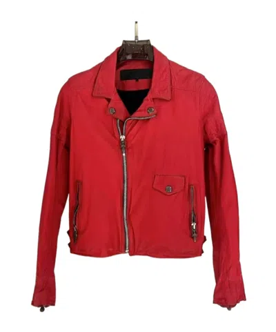 Chrome Hearts Long Sleeve Casual Jacket In Red