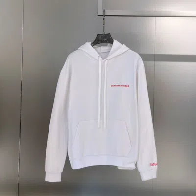 Chrome Hearts Long Sleeve Sweatshirt In White
