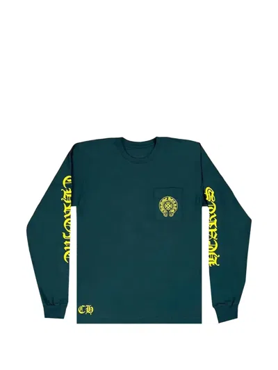 Chrome Hearts Horseshoe Long-sleeve T-shirt In Green