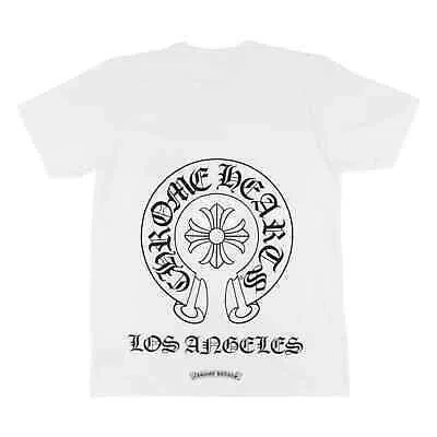 Pre-owned Chrome Hearts Los Angeles Exclusive Horse Shoe Short Sleeve Tee Shirt White