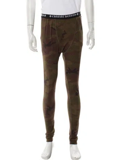 Pre-owned Chrome Hearts Lounge Bottoms In Green