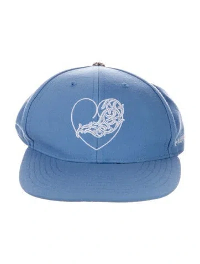 Pre-owned Chrome Hearts 'love You' Fitted Baseball Cap In Blue