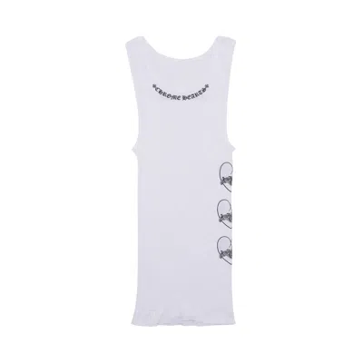 Pre-owned Chrome Hearts Love You Rib Tank 'white/black' | Men's Size L