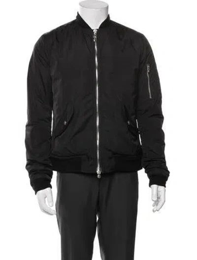 Pre-owned Chrome Hearts Ma-1 Bomber Jacket In Black