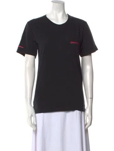 Pre-owned Chrome Hearts Made In Hollywood Graphic Print T-shirt In Black