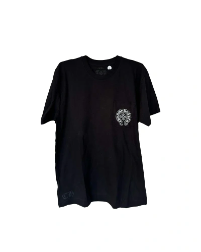 Pre-owned Chrome Hearts Malibu Exclusive Ch Horseshoe T-shirt In Black