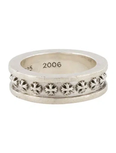 Pre-owned Chrome Hearts Maltese Cross Band Ring In Multi