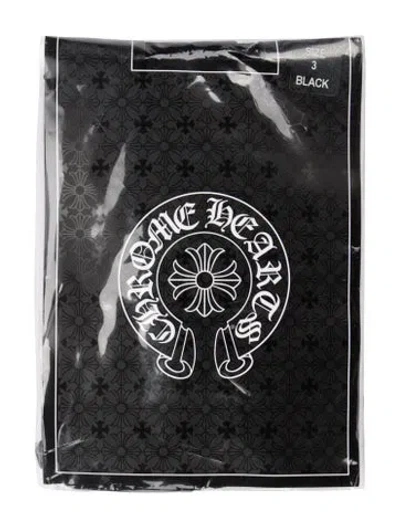 Pre-owned Chrome Hearts Maltese Cross Tights W/tags In Black