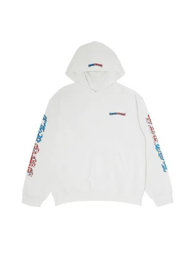 Pre-owned Chrome Hearts Matty Boy 4th Of July Hoodie In White