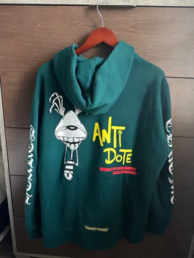 Pre-owned Chrome Hearts Matty Boy Antidote Hoodie In Green