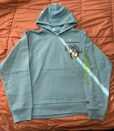 Pre-owned Chrome Hearts Matty Boy Brain Stain Hoodie In Blue