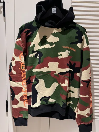 Pre-owned Chrome Hearts Matty Boy Camo Hoodie In Multi