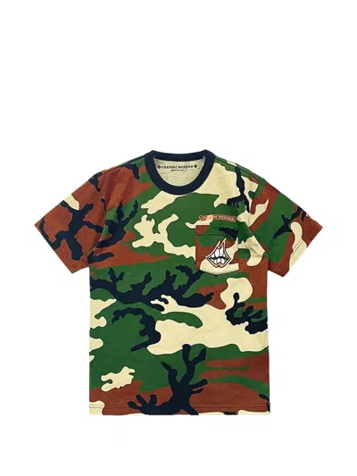 Chrome Hearts Matty Boy Camouflage-print T-shirt In Green