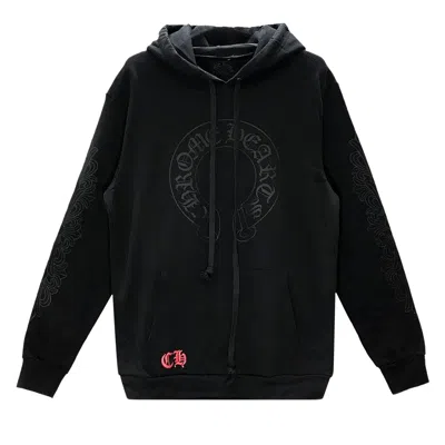 Pre-owned Chrome Hearts Matty Boy Chomper Hoodie 'black'