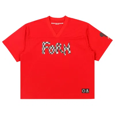 Pre-owned Chrome Hearts Matty Boy Form Jersey 'red'